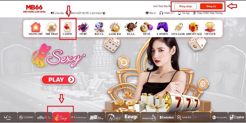 Nội dung 4 bước tham gia sảnh AE Casino